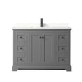thumbnail image 5 of Wyndham Collection Wcv232348s-Qtz-Unsmxx Avery 48" Free Standing Single Basin Vanity Set -, 5 of 7