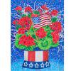 thumbnail image 1 of Taladro Diamante Pintura Wdftyju Bandera Flor Mosaico 30 X 40 cm AK048, 1 of 9