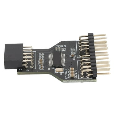 Dual USB 2.0 To Motherboard Header Riser Cable - Internal Connector
