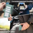thumbnail image 7 of Decase Flip Case with Card Holder for Samsung Galaxy A53 5G,Wallet PU Leather Magnetic Protective Cellphone Case for Samsung Galaxy A53 5G Folio Book Cover with Stand,Turquoiseblue, 7 of 7