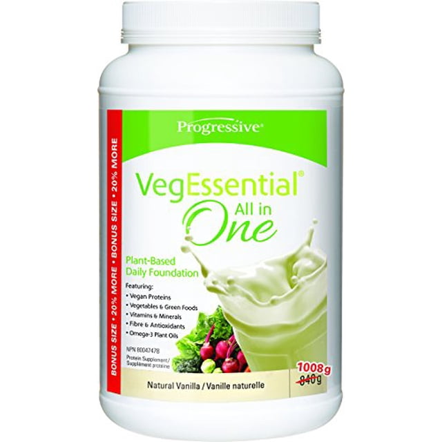 Progressive VegEssential All in One Natural Vanilla BONUS SIZE - 1008g