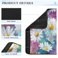 thumbnail image 4 of 2-Pack Seat Belt Covers with Flannel Seatbelt Shoulder Strap Case Adjustable Straps Soft Padding for Car Watercolor White Daisies Medium, 4 of 8