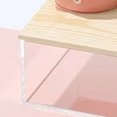 thumbnail image 4 of Hamster Sand Bath Shower Box Transparent Hamster Sand Bath Shower Room for Small Animals Accessories Large Square Solid Wood Model, 4 of 5