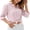 Pink, variant on Long Sleeved Women's Blouses Striped Shirts Button Down Loose Fit Casual Tops