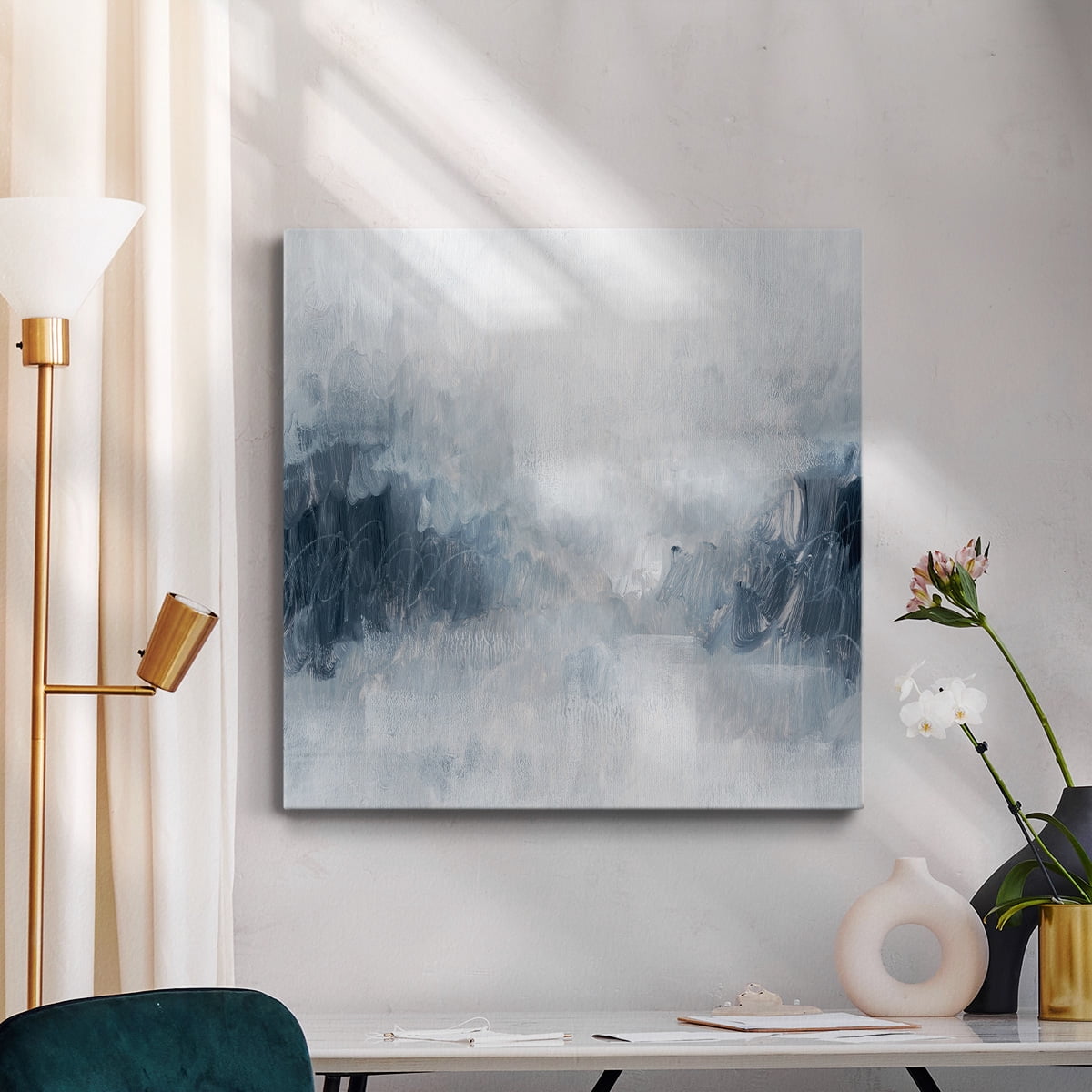 Wexford Home Polar Mist II-Premium Gallery Wrapped Canvas, 24" x 24" - Ready to Hang