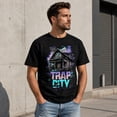 thumbnail image 2 of Trap City Graphic T-Shirt, Urban Streetwear Tee, Unisex Classic Fit, 2 of 9