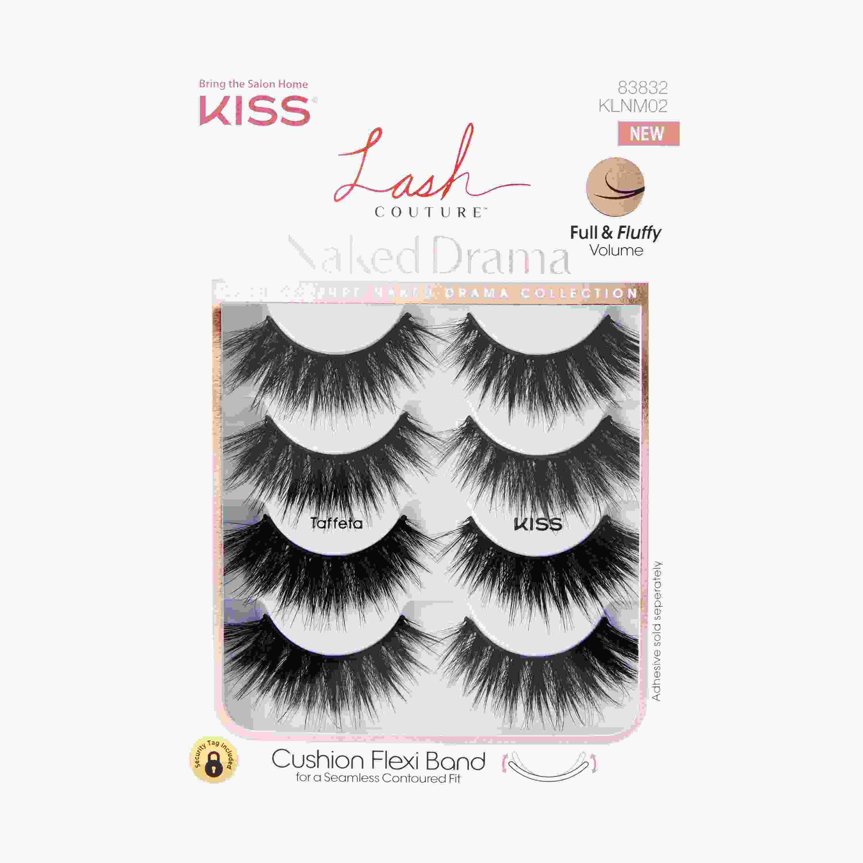 KISS Lash Couture Naked Drama - Taffeta - 4 ct (Pack of 2)