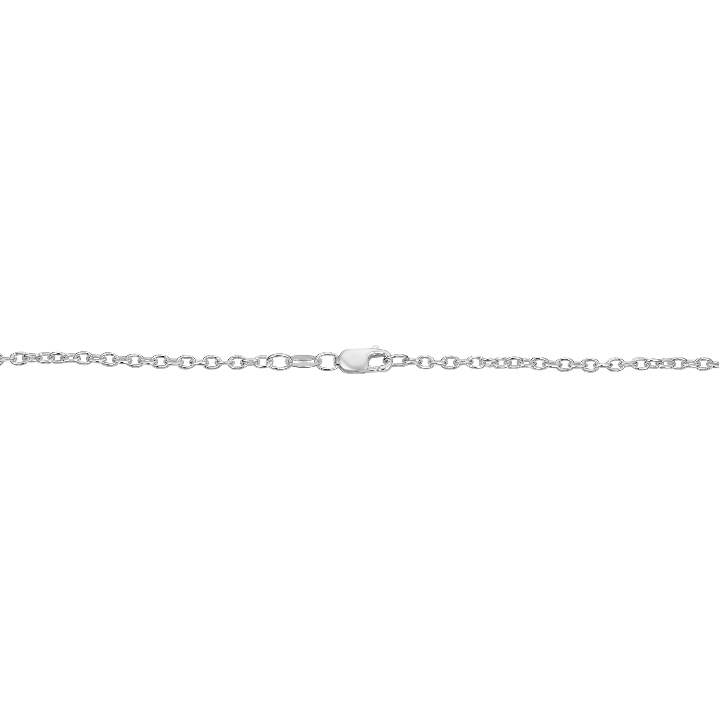 KoolJewelry 925 Sterling Silver Cable Chain Necklace (2.1 mm, 18 inch)