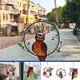 thumbnail image 1 of Ganfancp Nuevo Colgante Pájaro Pintado Regalo Decoración Grupo Pájaro Hogar Ofertas Del Día Liquidación 1X Adornos, 1 of 7