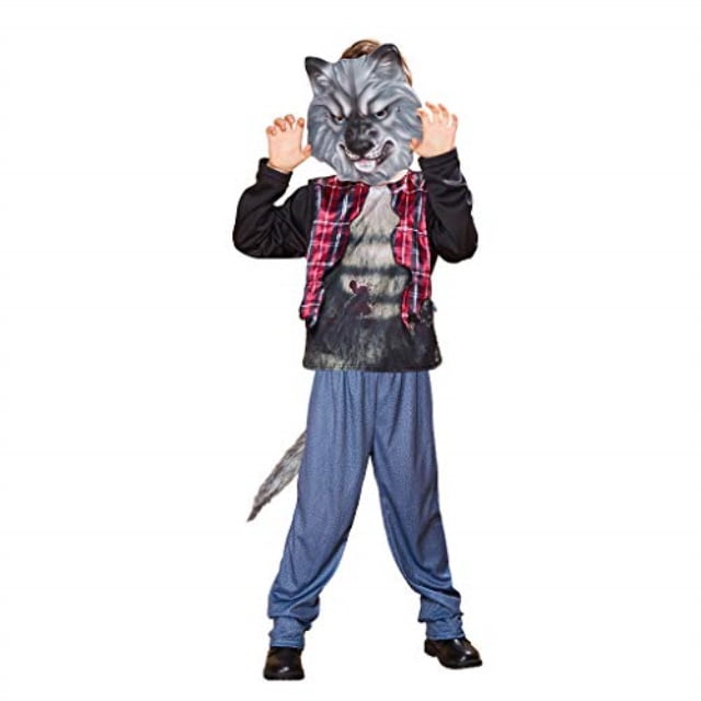 reneecho boy's werewolf costume with mask