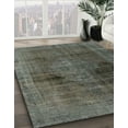 thumbnail image 2 of Ahgly Company Indoor Square Abstract Charcoal Gray Abstract Area Rugs, 3' Square, 2 of 6