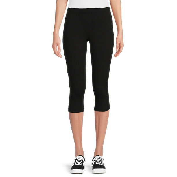 RealSize Women's Stretch Jersey Capri Leggings, XSXXXL