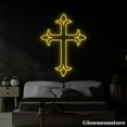thumbnail image 3 of Glowneon Cross Neon Sign, Cross LED Sign, Christian Cross Symbol, Cross Jesus LED Neon Light, 3 of 5