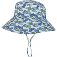 thumbnail image 6 of CoCopeaunts Wide Brim Bucket Hat for Kids Spring Summer Outdoor Sun Protection Headwear Baby Boy Windproof Rope Fisherman Hat, 6 of 8