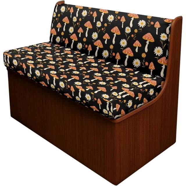 Housses de Coussin de Dinette Rv Champignon Housse de Coussin de Canapé Rv Portable Housses de Meubles de Canapé avec Fond Élastique pour Accessoires de Camping Rv