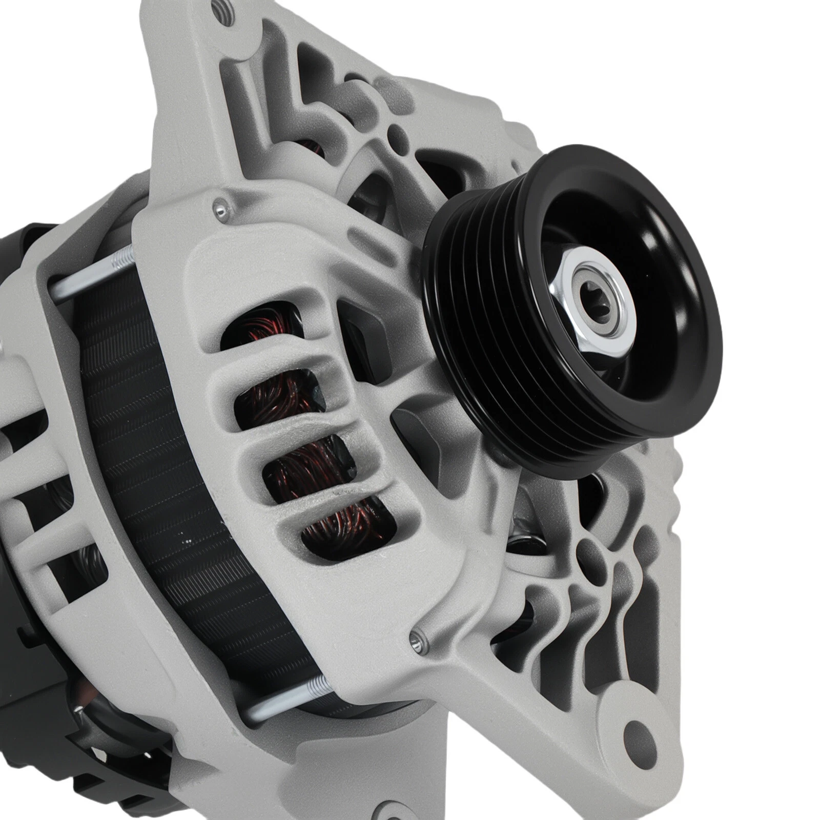 NURATIT Alternator for Hyundai Sonata 2015 2016 2017 2018 2019 Santa Fe 2019-2020, for:-Kia Optima 2016-2020 Sorento 2015-2020, 2.0L 2.4L L6 12V 150Amp 6 Grooves, OE# 37300-2G061 373002G061
