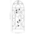 thumbnail image 5 of Plant Climbing Racks 3 pcs Black 15.7”x39.4” Iron, 5 of 5