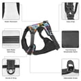 thumbnail image 6 of Lsque Cute Dogs Collage Dog Harness, No-Pull Pet Harness with 2 Leash Clips, Adjustable Soft Padded Dog Vest with Easy Control Handle for Large Dogs-, 6 of 9