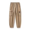 thumbnail image 1 of New Hong Kong Style Workwear Pants  Men‘s Solid Color Versatile Loose Trendy Large Size Leggings, 1 of 6