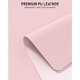 thumbnail image 3 of Kiibsot Desk Pad, 23.6" x 13.8" PU Leather Non-Slip Desk Mat Large Mouse Pad for Desktop, Waterproof Laptop Computer Writing Mat for Office, Home, Work, Gaming, 3 of 6