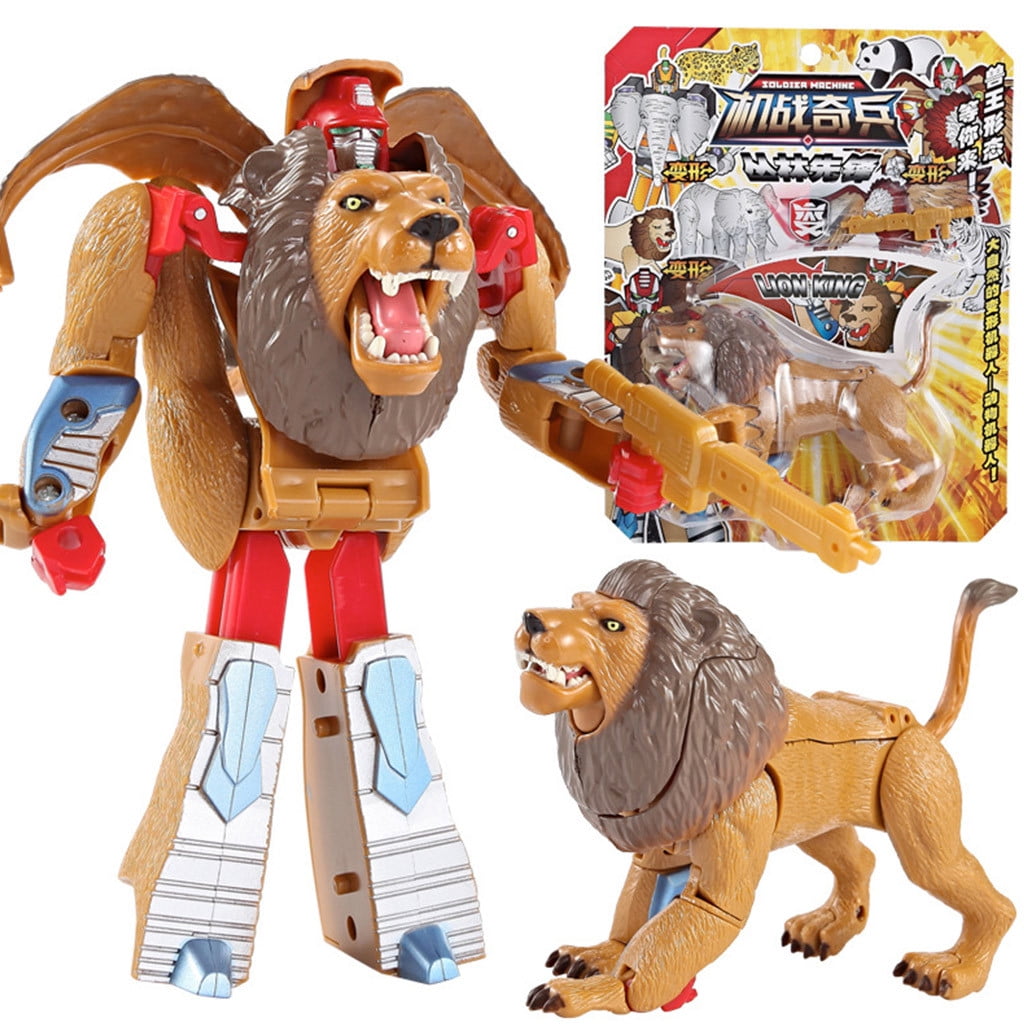 Funny Gifts Children's Toy Animal Conversion Robot Car Anime Figurine