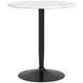 thumbnail image 1 of HOMCOM Table à Manger Ronde avec Base en Acier, Coussinet Antidérapant pour Salon, 1 of 10