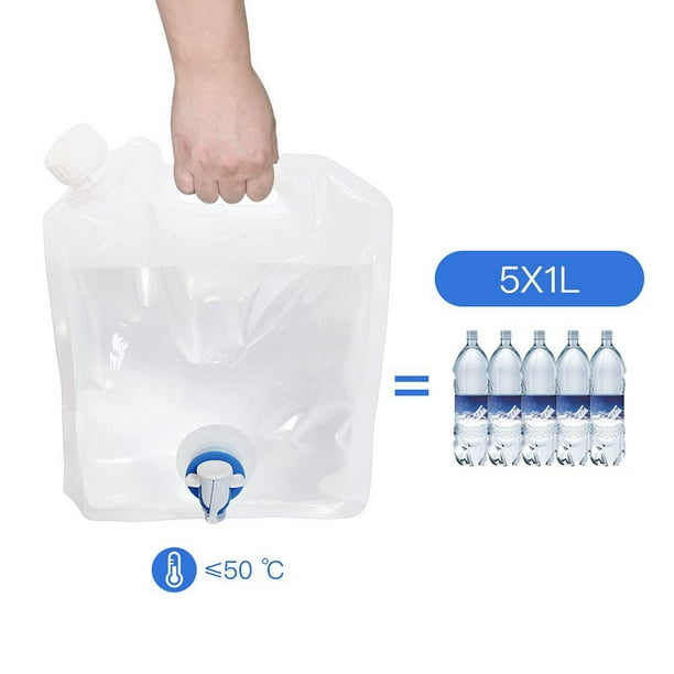 Portable foldable water bag car water storage bag bucket sports cycling foldable kettle default 10L
