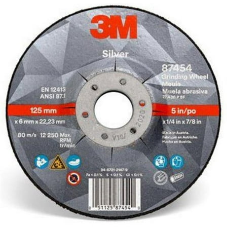 3M 103145405 87454 T27 Grind Wheel - 5 x 0.25 x 0.87 in.