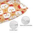 thumbnail image 3 of Goofa Cartoon Chicken Print Plush Throw Pillow Case, Soft Velvet with Hidden Zipper, Decorative Cushion Cover for Sofa, Bed, Car, and Home Décor-20"x30", 3 of 6
