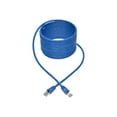 thumbnail image 1 of Eaton Tripp Lite Series Cat6a 10G Snagless Shielded STP Ethernet Cable (RJ45 M/M), PoE, Blue, 25 ft. (7.62 m) - Patch cable - RJ-45 (M) to RJ-45 (M) - 25 ft - STP - CAT 6a - IEEE 802.3af - molded, snagless, stranded - blue, 1 of 7