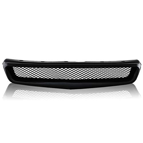 EPARTS 1 Pce Pare-Chocs avant en ABS Noir Grille en Maille pour Honda Civic EX/DX/LX 1999-2000