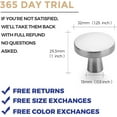 thumbnail image 3 of Ravinte 15 Pack Drawer Pulls 1-1/4 Inch Kitchen Cabinet Knobs Solid Round Dresser Drawer Knobs Brushed Nickel Dresser Knobs Drawer Knobs Simple Cabinet Hardware For Cupboard Drawer Pulls, 3 of 7
