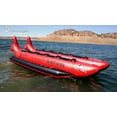 Island Hopper Banana Boat Inflatable 6 Posti - Commerciale Elite - PVC 1100 Denari Con Copertura Nylon E Pompa