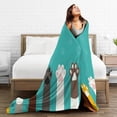 thumbnail image 5 of Kll Fleece Blanket Plush Throw Blanket Cute Cat Paw And Dog,Soft Fuzzy Cozy Flannel Blanket For Couch Sofa Bed.(60"X50"), 5 of 9