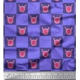 thumbnail image 1 of Soimoi Poly Georgette Fabric Square & Floral Artistic Fabric Prints By Yard 52 Inch Wide, 1 of 1