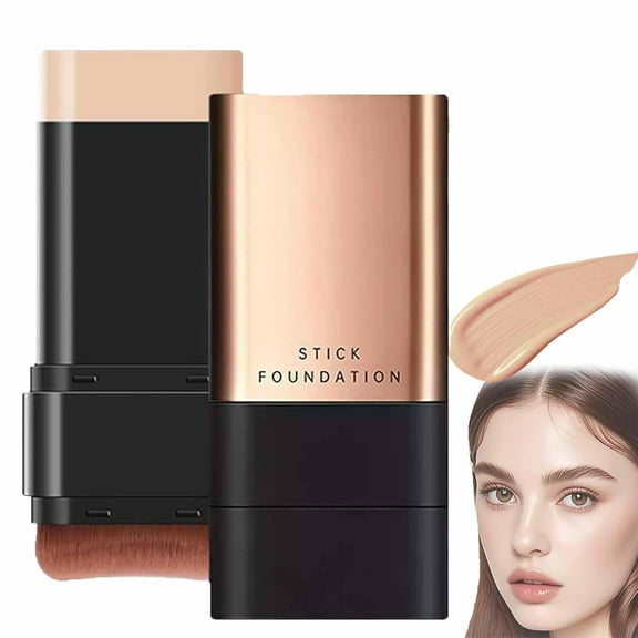 2 in 1 Luxury Anti-Wrinkle Foundation Stick - Korea Flawless Eraser, Long-lasting Double Head Make-Up