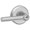 Silver, variant on Schlage F51ABRW626GSN Broadway Single Cylinder Keyed Entry Door Lever Set - Chrome