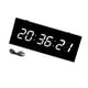 thumbnail image 4 of Reloj de pared digital LED, reloj de mesa para cocina, hogar y comedor. Blanco Digital, 4 of 9