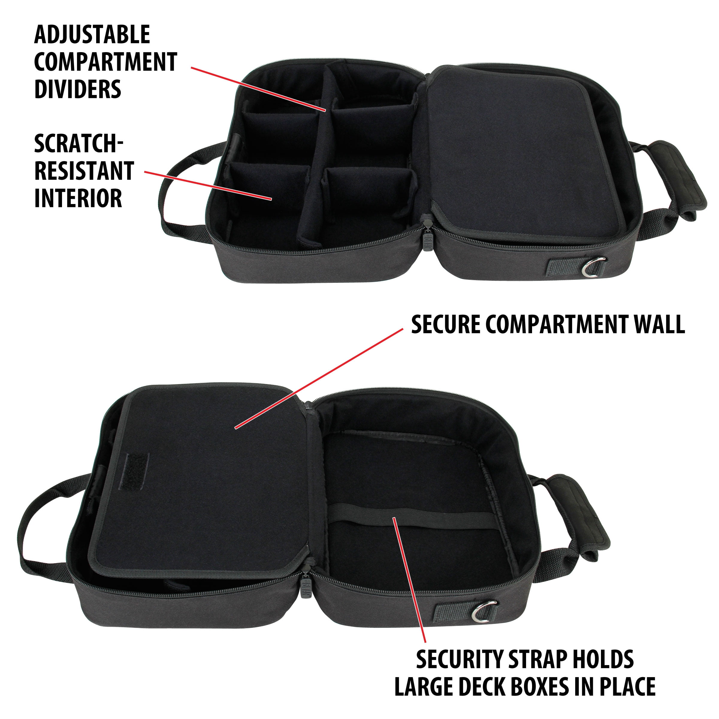 Sac De Transport Pour Cartes Magic The Gathering - Étui Compact Rembourré - Customisable - Nylon Résistant - 9