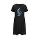 thumbnail image 5 of Camisón corto de talla grande para mujer, camisón de manga corta con estampado de pecho a la moda, camisón para mujer, 5 of 7