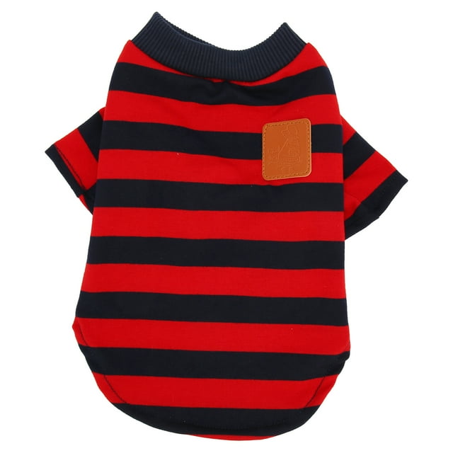 Camiseta a rayas para perros,Jersey a rayas para perros 2 Jersey a rayas para perros Ropa para mascotas Construcción robusta