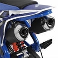 thumbnail image 5 of Mohsoe Gas Powered Mini Motorcycle 49cc 2-Stroke, 10 Inch Anti-Slip Tires, Front Rear Disc Brakes, Shock Absorption Springs, Steady Acceleration, for Kids 1.2-1.6m Tall, 47 x 33 x 22 Inch, 5 of 10