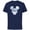 Navy, variant on Disney Wedding Matching Mickey Mouse Bow Tie Husband Groom - Short Sleeve Cotton T-Shirt for Adults - Customized-Black