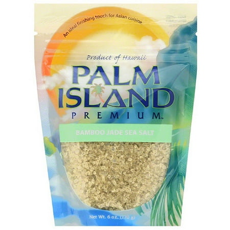Palm Island Premium Bamboo Jade Sea Salt, 6 oz, (Pack of 6)