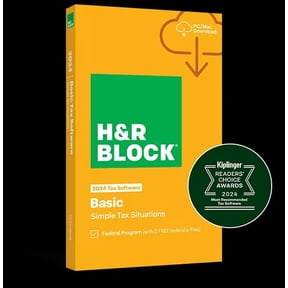 Open Box H&R Block Tax Software Basic 2024