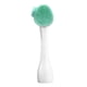 thumbnail image 5 of Seitruly Cepillo de limpieza facial Cepillo de masaje facial de silicona Limpiador facial exfoliante, cabeza única, verde blanco Verde blanco 1 cabeza 2piezas Seitruly CBP152387, 5 of 6