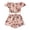 C-Pink259, variant on DHFJKG 2 Piece Outfits For Women Summer Off Shoulder Shorts Set Floral Printed Short Sleeve Crop Top Boho Beach Vacation Clothes Trendy Outfit