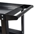 thumbnail image 3 of Jopath 3-Tier Rolling Tool Cart Utility Cart on Wheels, 450 lb Heavy Duty Rolling Tool Cart for Warehouse, Garage, black, 3 of 7