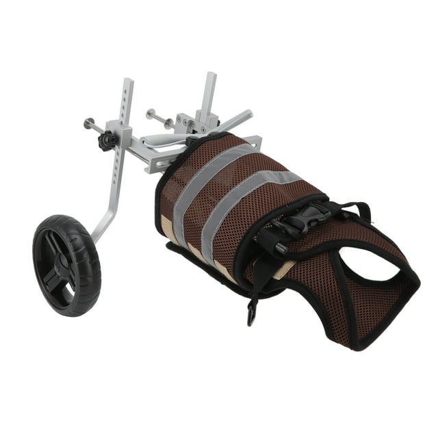 Fauteuil Roulant pour Chien pour Pattes Arrière, Fauteuil Roulant pour Chien Léger 2 Réglages Fauteuil Roulant pour Chien Performance de Premier Ordre