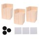 thumbnail image 1 of 3 Piezas de Patas de Madera Yuxing Elevadores Cuadrados para Gabinetes Sillas y Mesas Color Madera, 1 of 2